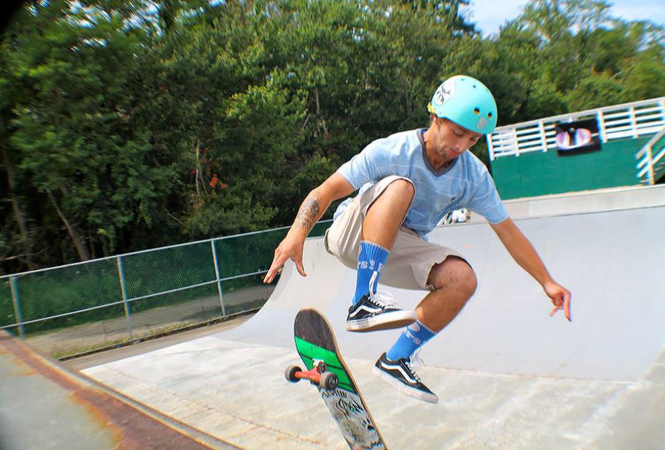 Challenge yourself on the ramps at Greenport Skate Park
