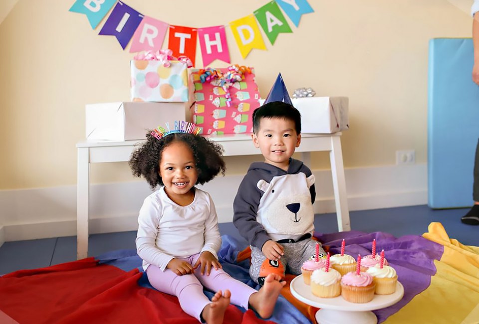 Gymboree creates personalized party experiences for toddlers. 