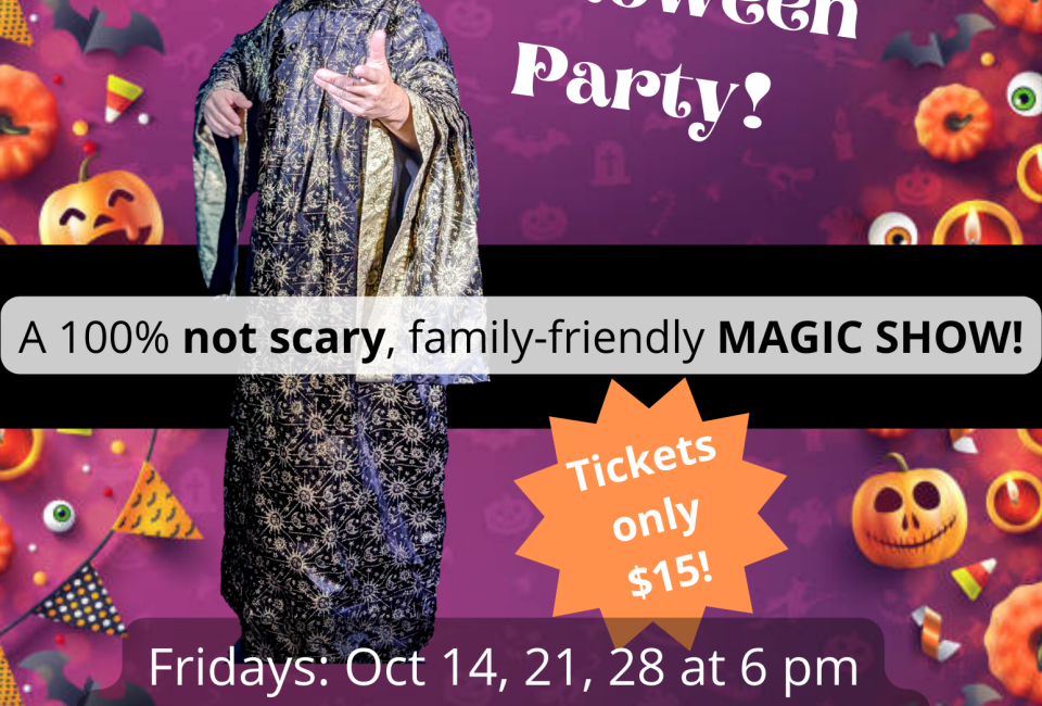 The Wizard's Halloween Party: a Family-Friendly Magic Show