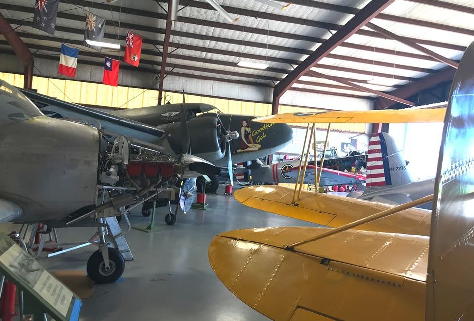 Explore WWII aviation, American, German, and Japanese military, and home front life during the War for FREE during Hangar Hang Out. Photo courtesy of CAF Houston Wing Museum & Hangar.