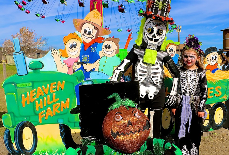 Enjoy dozens of pumpkin- and fall-themed activities at the Great Pumpkin Festival at Heaven Hill Farm. Photo courtesy of the farm 