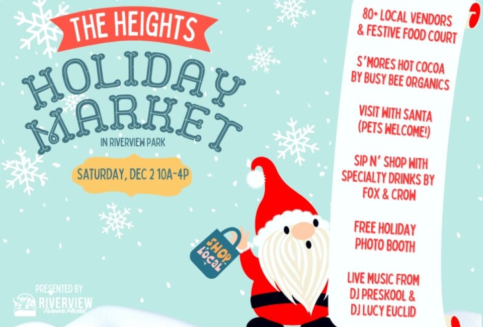 Heights Holiday Market Mommy Poppins Things To Do in New Jersey