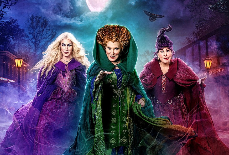 The witchy sisters from Hocus Pocus 2 are back! Photo courtesy of Disney Enterprises, Inc. © 2022 Disney Enterprises, Inc. All Rights Reserved.