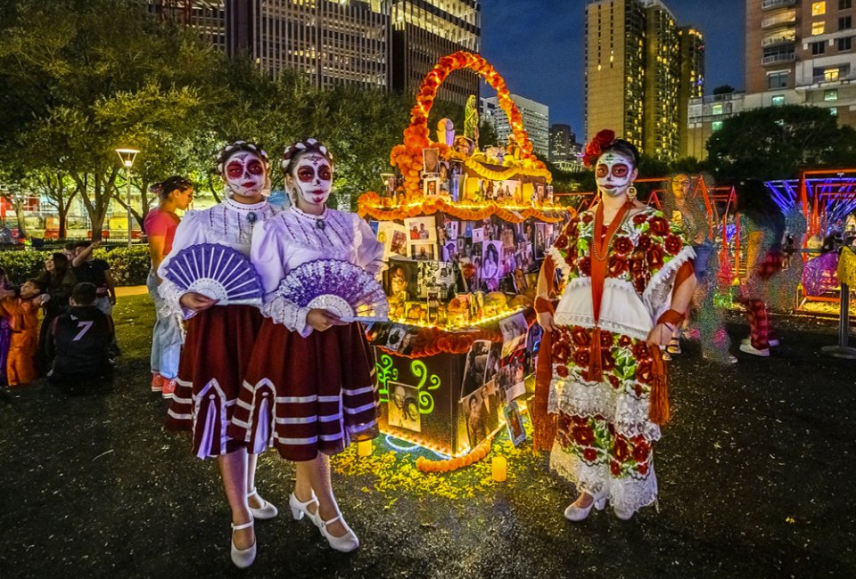 Día de los Muertos at Discovery Green. Event photo courtesy of the Discovery Green