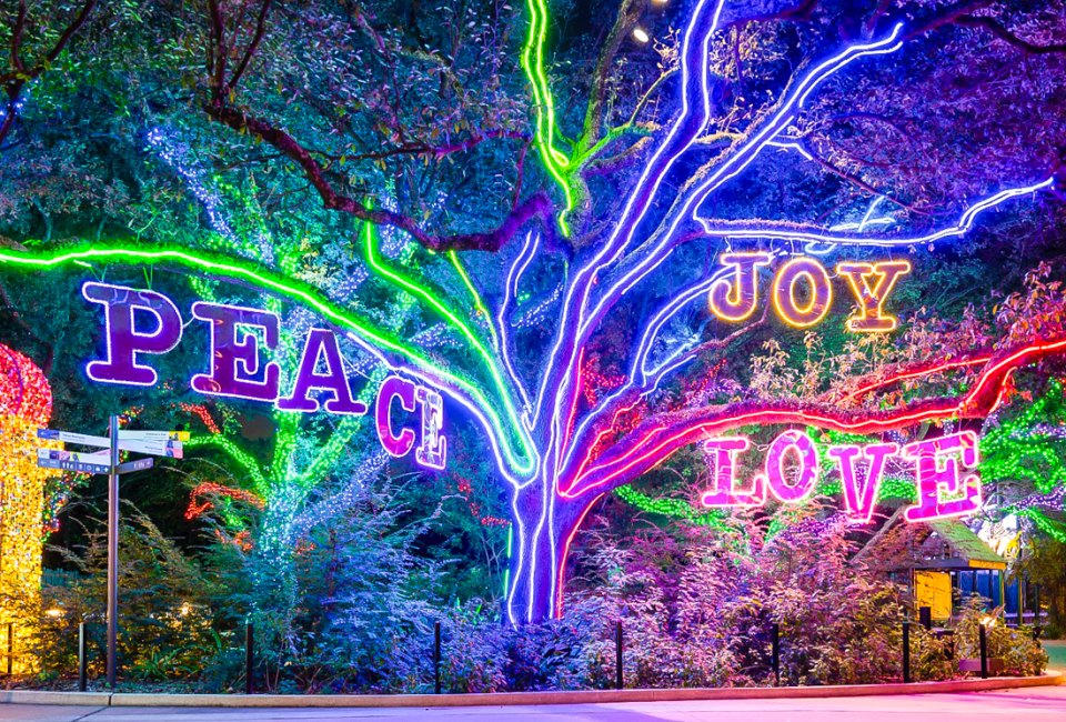 It's beginning to look a lot like Zoo Lights! Photo courtesy of the Houston Zoo