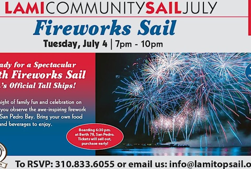 July 4th Fireworks Sail