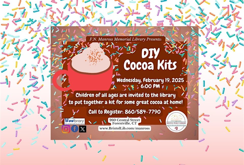 DIY Cocoa Kits for Kids at Manross