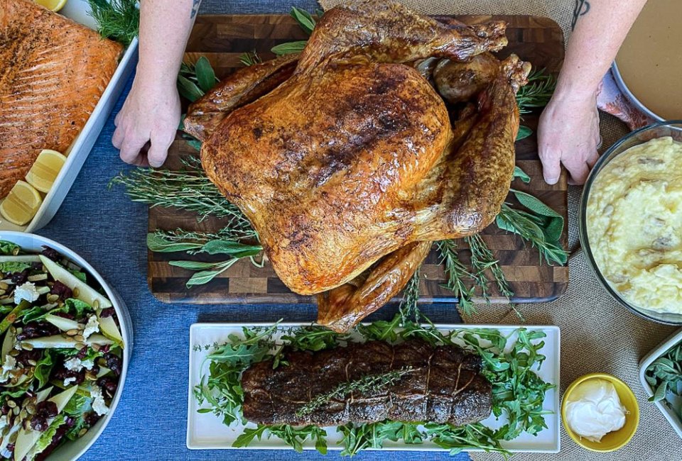 Dine in or take out some of the best turkey in Tinseltown. Photo courtesy of the Huckleberry Cafe