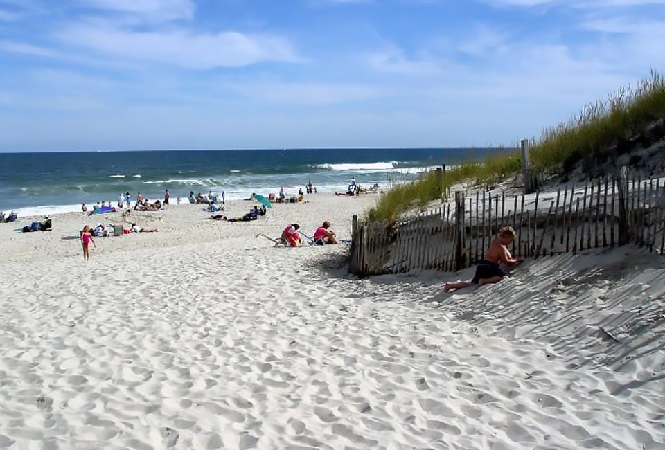 This gorgeous, quiet beach will be your family's new favorite spot. Photo courtesy of NJ Dept. of Parks and Forests