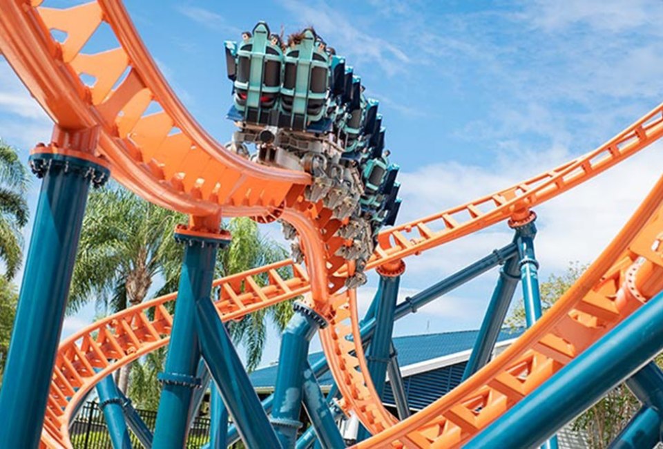 Ice Breaker at SeaWorld Orlando. 