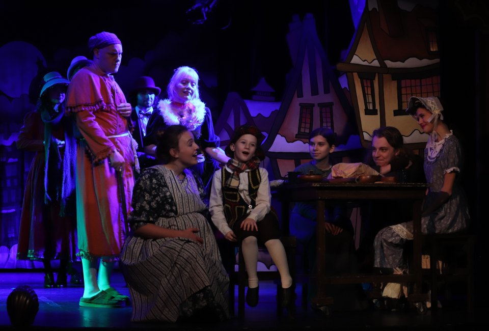 A Christmas Carol, the Musical, at Players Theater Mommy Poppins