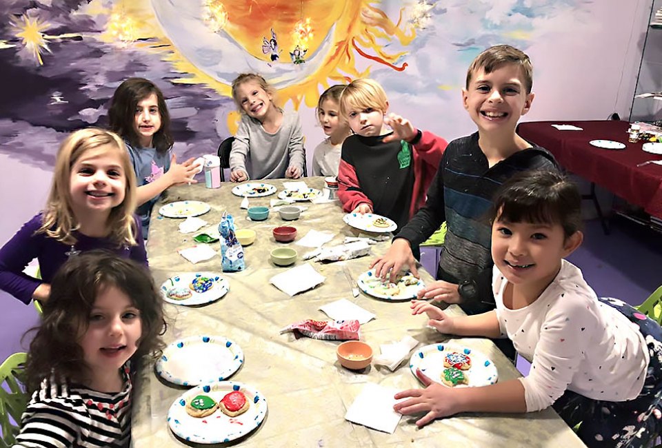 Choose from a variety of art activities for a birthday party at Art XO Studio in Irvington. Photo courtesy of the studio