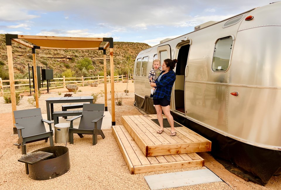 AutoCamp Zion is a family-friendly glamping experience in the Utah desert. Photo courtesy of Gina Ragland