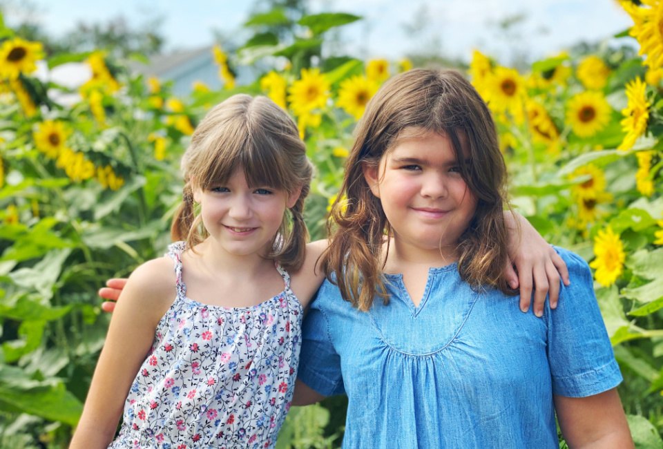 Pick sunflowers, tulips, and more flowers at Boston-area farms! Photo by Ally Noel