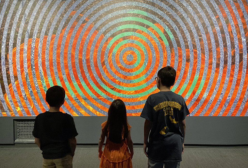 Allow yourself to get drawn into the mesmerizing art at the Morris Museum next time you're looking for indoor activities for kids in New Jersey. Photo by Kaylynn Chiarello Ebner