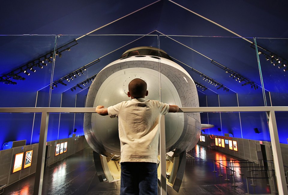 Enjoy an Adventures in Aviation program at The Intrepid Sea, Air & Space Museum as part of the STEM Matters program. Photo courtesy of the Museum