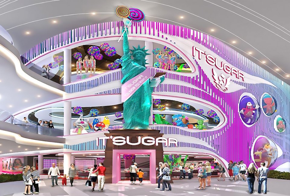 IT'SUGAR's three-floor candy store opened Saturday in the American Dream mega mall. Photo courtesy of IT'SUGAR