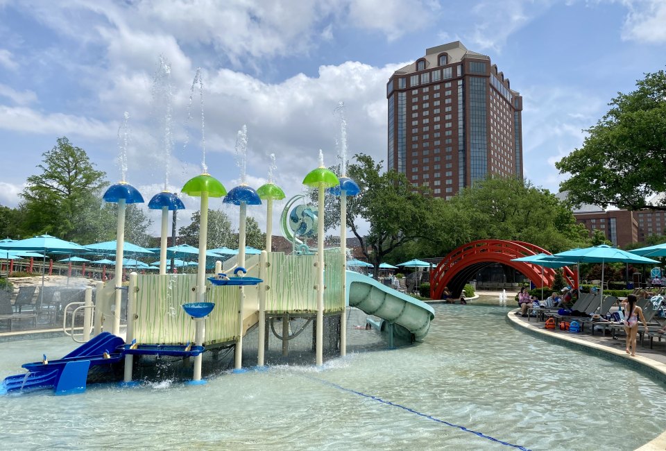 The JadeWaters Resort Pool at Hilton Anatole Is Gearing Up for Summer The JadeWaters Resort Pool opens daily for summer at the end of May!