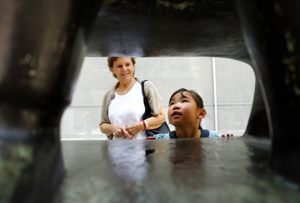 Explore modern and contemporary art together at the MoMA's Tours for Fours. Photo courtesy of the museum. 