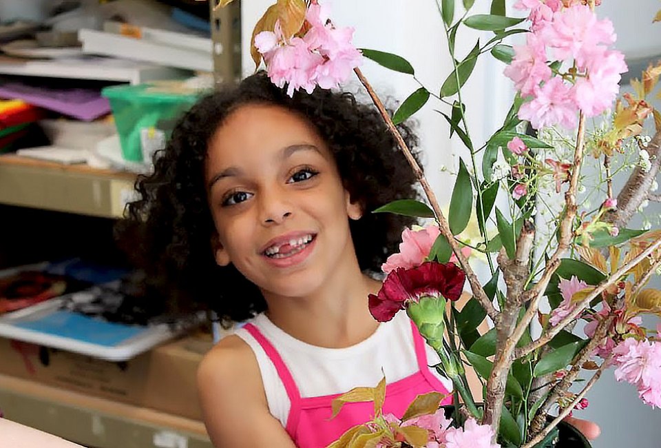 Make art from cherry blossoms at the Japanese Cherry Blossom Festival at the Pelham Arts Center. Photo courtesy of the arts center