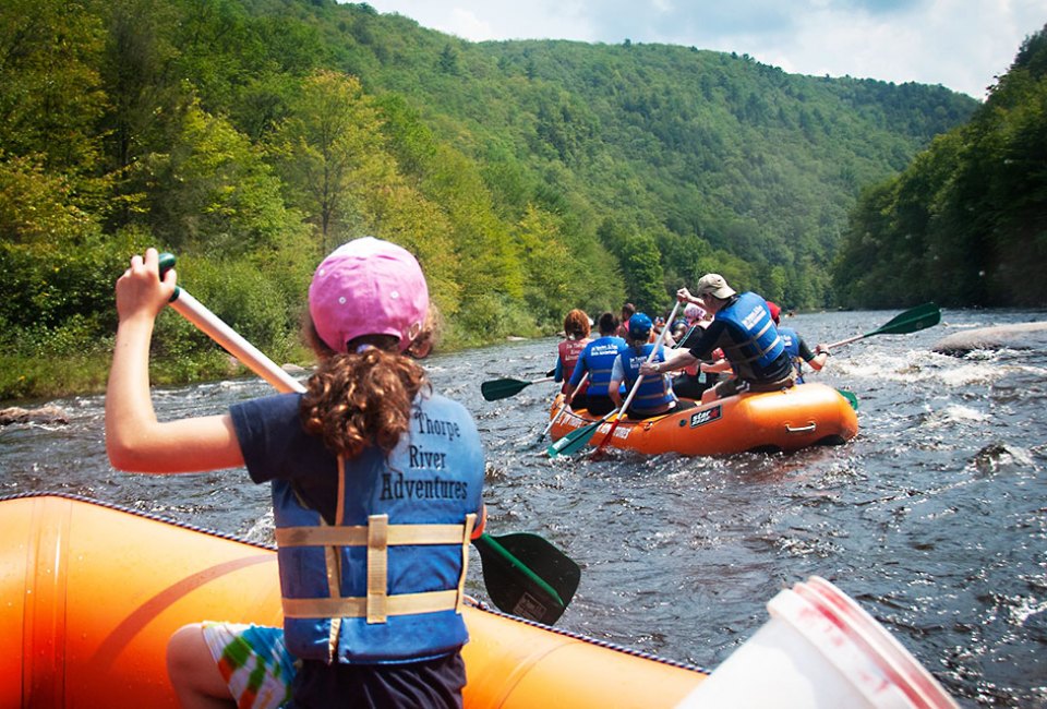 Tubing near Philadelphia means eight miles of FUN, splashing and laughing at Jim Thorpe River Adventures.