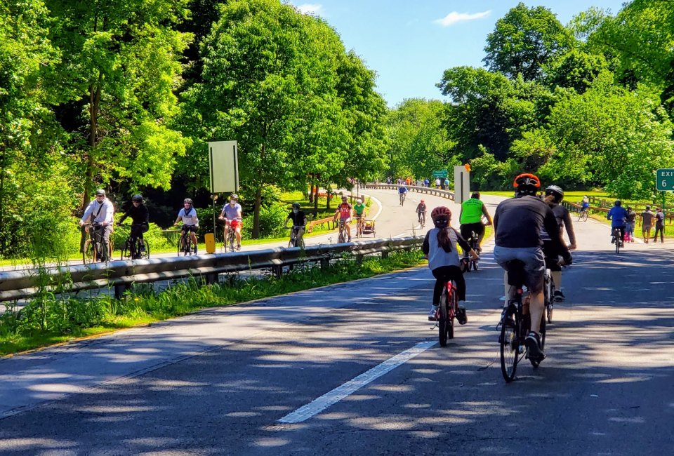 Take a family ride during Bicycle Sundays this Father's Day in Westchester. Photo by Jim Zisfein