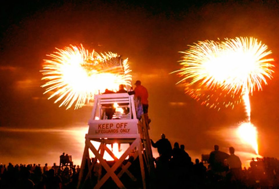 Head to Jones Beach with a blanket or chair for awesome fireworks on the 4th.  Photo courtesy of Jones Beach