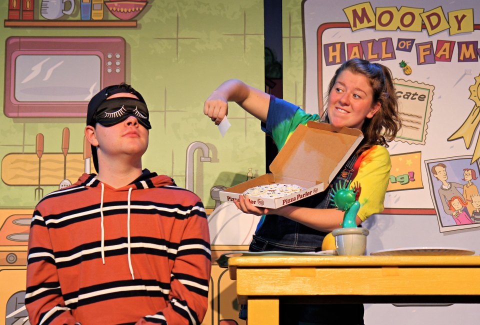 A scene from Judy Moody & Stink—on stage! Photo courtesy of ArtPower National Touring Theatre