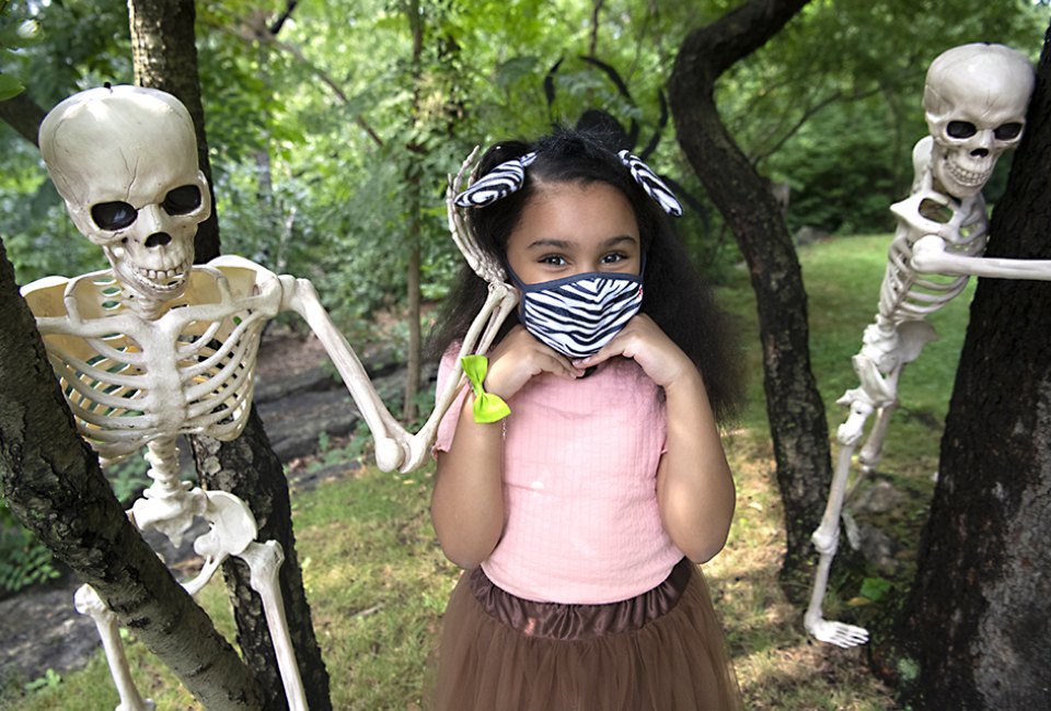 Masks are cool during Boo at the Zoo! Photo by Julie Larsen Maher