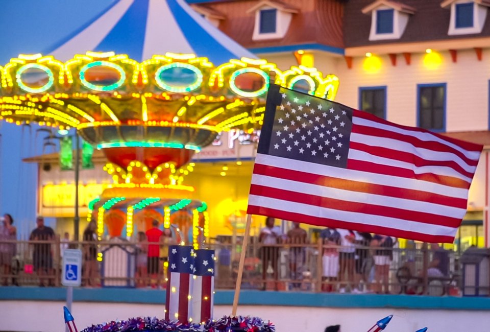 Head to Galveston for a parade and fireworks. Photo courtesy of Visit Galveston