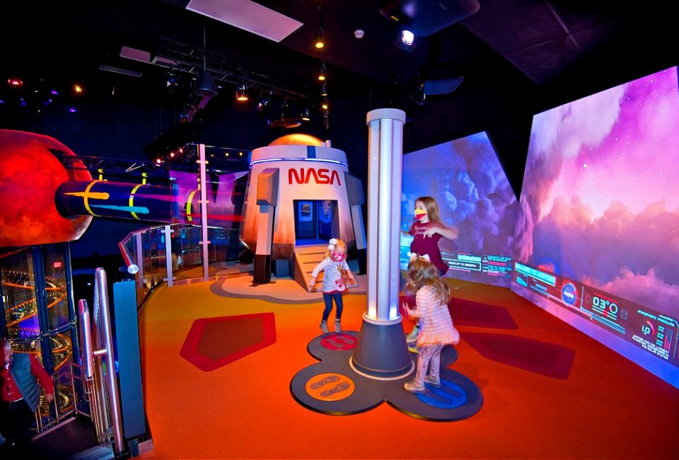 Explore the solar system and beyond. Photo courtesy of Kennedy Space Center