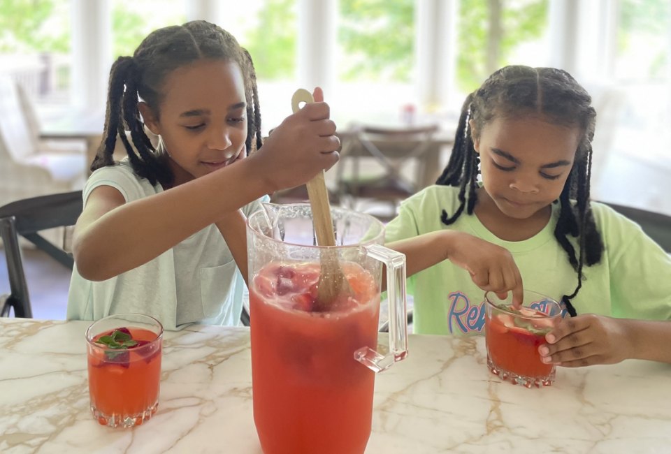 Juneteenth's signature drink is red soda water, a strawberry soda served with meals at many Juneteenth get-togethers. Photo courtesy of the author