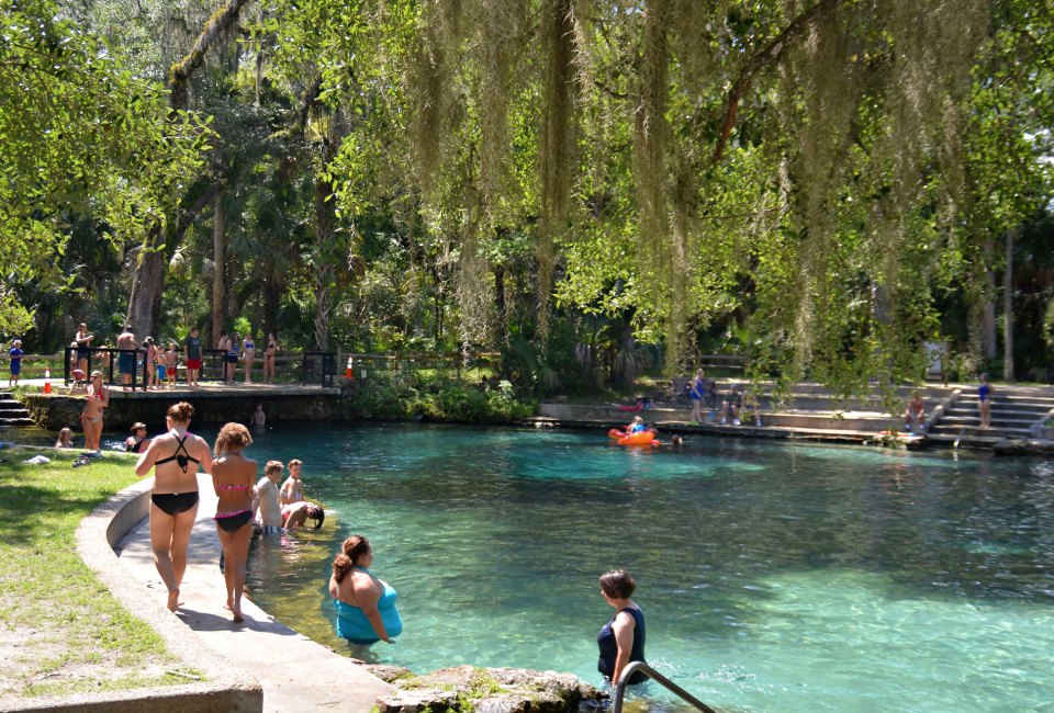 Swim at the freshwater Juniper Springs in Silver Springs, Florida. US Forest Service photo by Susan Blake