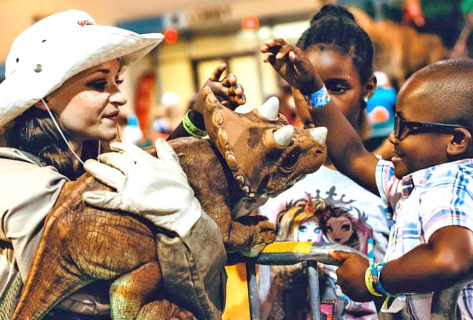 Experience what it was like to be among living, breathing dinosaurs at Jurassic Quest. Photo courtesy of the event