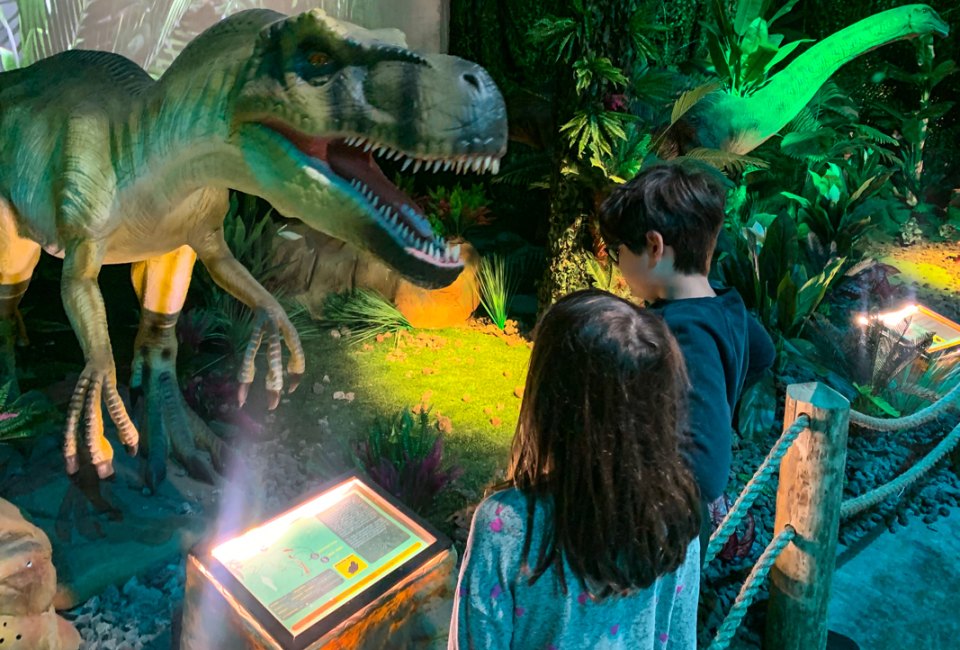 Come face-to-face with over 80 lifelike dinosaurs at Dinos Alive. Photo by the author