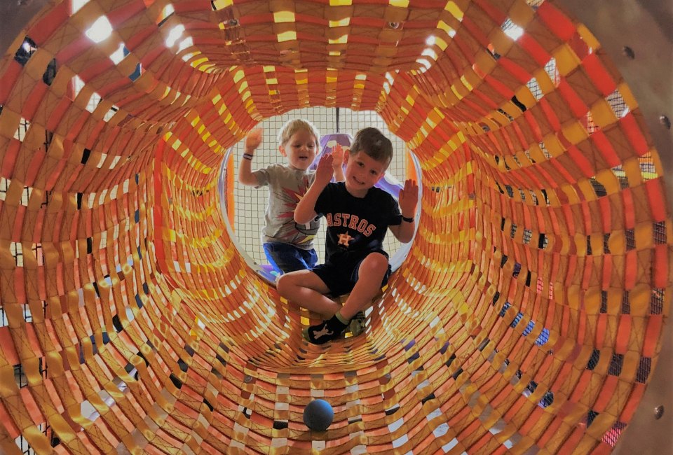 Kids can explore for hours at Kanga's Indoor Playcenter in Cypress and The Woodlands.