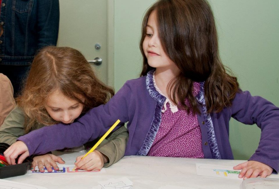 Kids can draw with illustrators at Katonah Museum of Art's Family Day on Sunday. Photo by Margaret Fox
