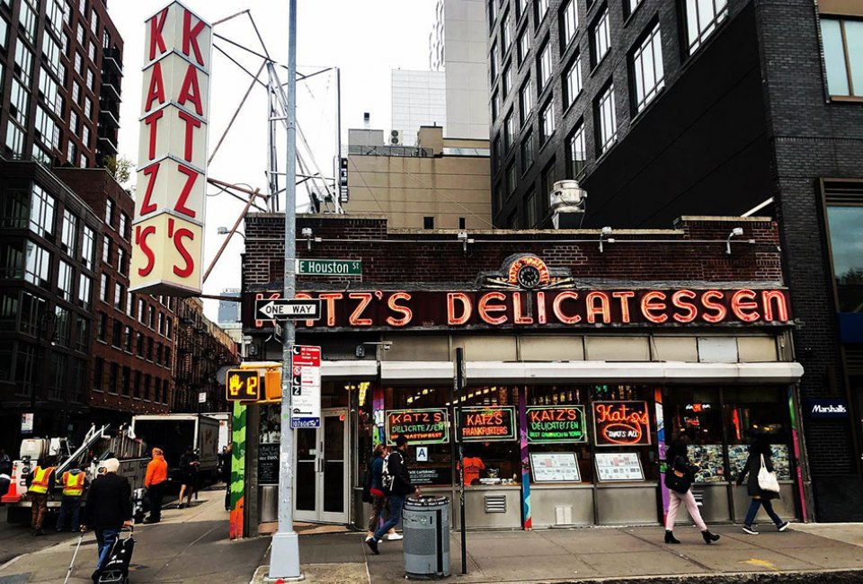 A trip to the LES isn't complete without a trip to Katz's Delicatessen. Photo courtesy of Katz's