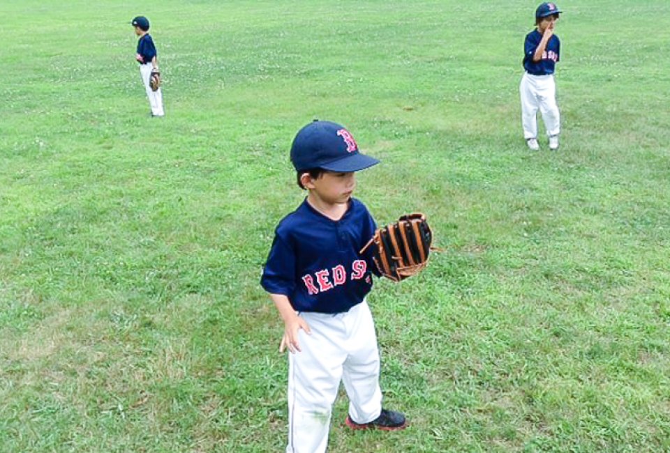 Take the field for an unforgettable summer camp experience in Boston. Photo courtesy of Headfirst Boston Red Sox Baseball Camp