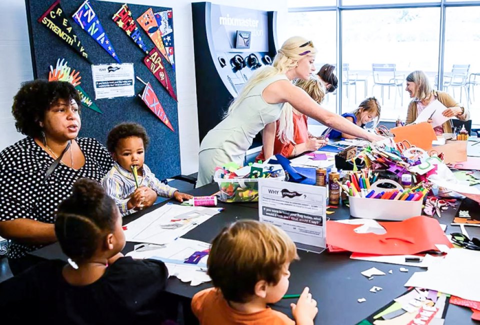 Get crafty while learning about conservation at RiverRun Fun. Photo courtesy of the Kennedy Center