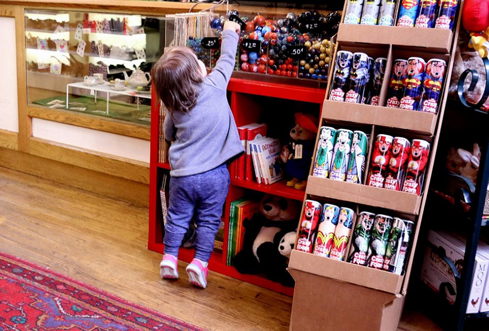 Our favorite NYC toy stores encourage curiosity and play. Photo courtesy of Kidding Around