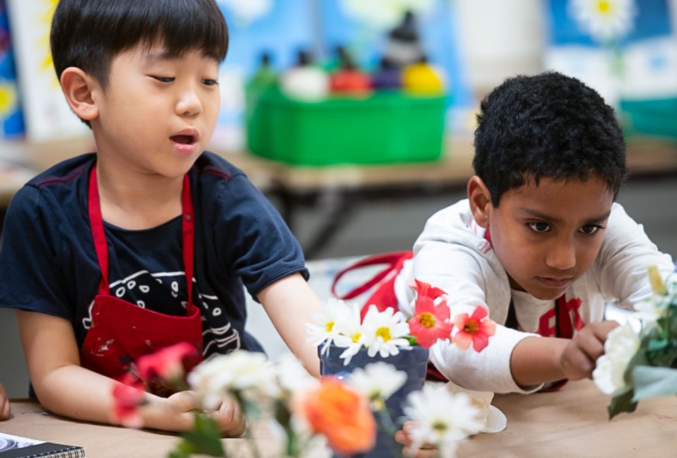 Kids can make their own masterpieces this summer at art camps for Boston kids. Photo courtesy of the MFA Kids Studio Art Classes