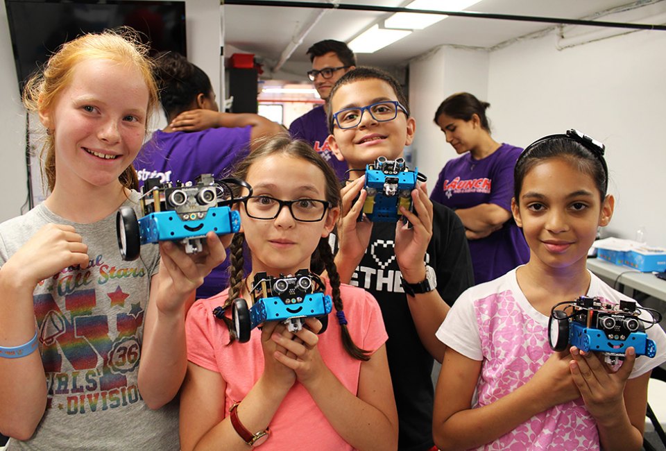 Make your own robot at Launch Math and Science Centers. 