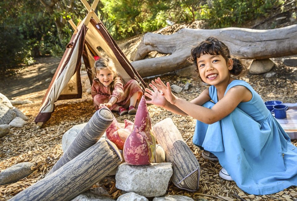 Kidspace Campout brings a camping adventure to the city. Photo courtesy of the Museum