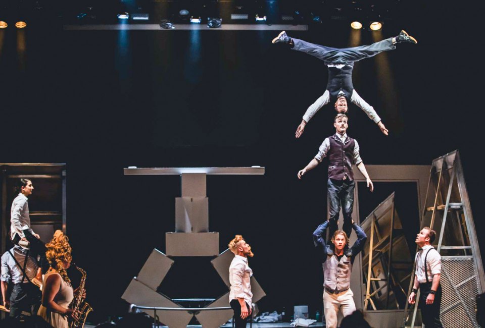 Machine de Cirque acrobats wow audiences with their daring feats. Photo courtesy of Machine de Cirque 