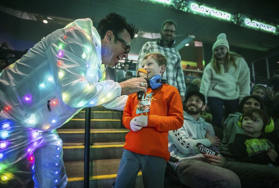 Hot Wheels Monster Glow Party. Photo courtesy of the event