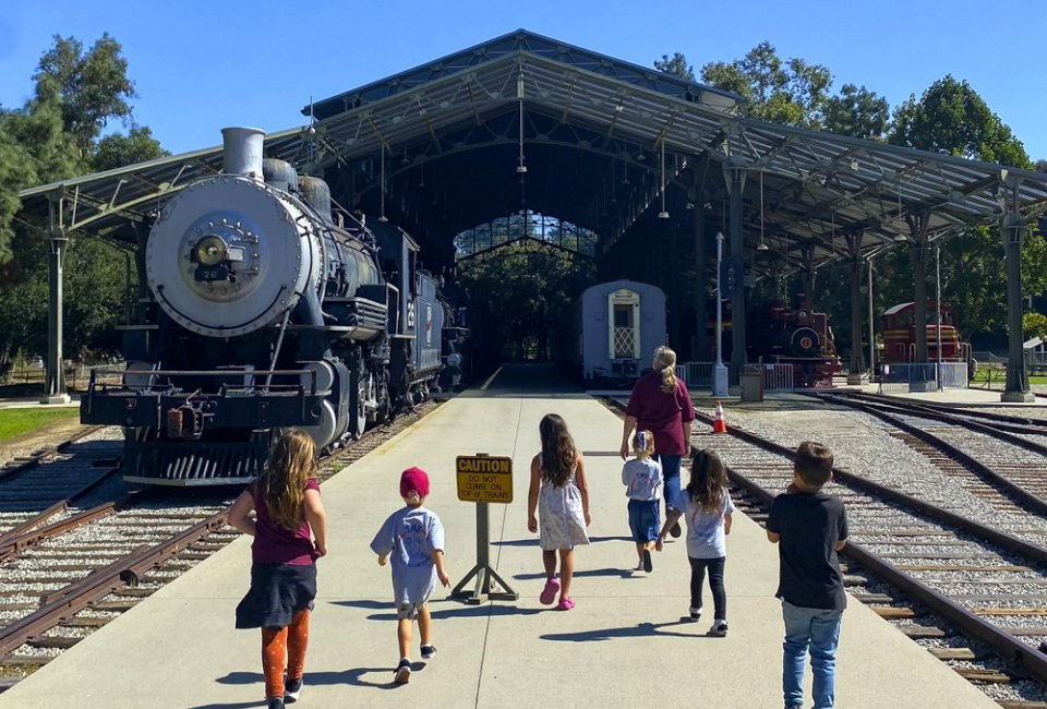 All aboard for railroad fun! Travel Town Museum photo by Kylie Williams