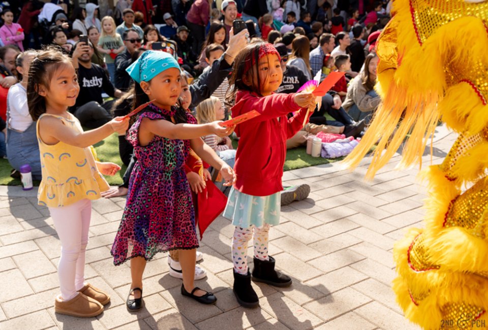 Take the kids to the Lunar New Year Celebration at 2nd & PCH. Photo courtesy of the event