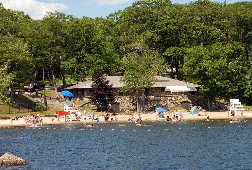 Get to Lake Tiorati in Harriman State Park early to beat the crowds. Photo courtesy of New York State Parks