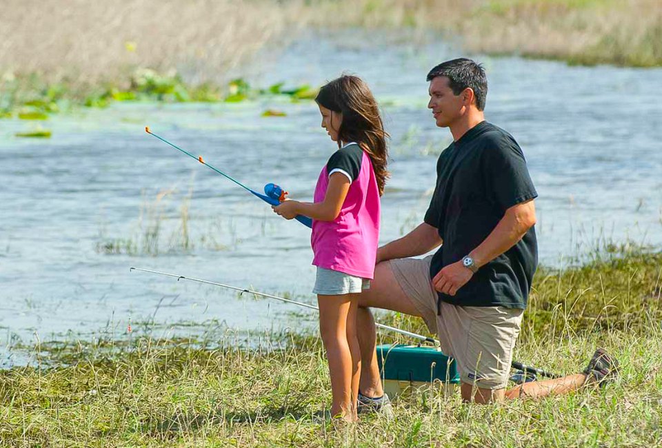 Fishing in Lake Somerville. Photo courtesy of the Texas Parks and Wildlife  Department